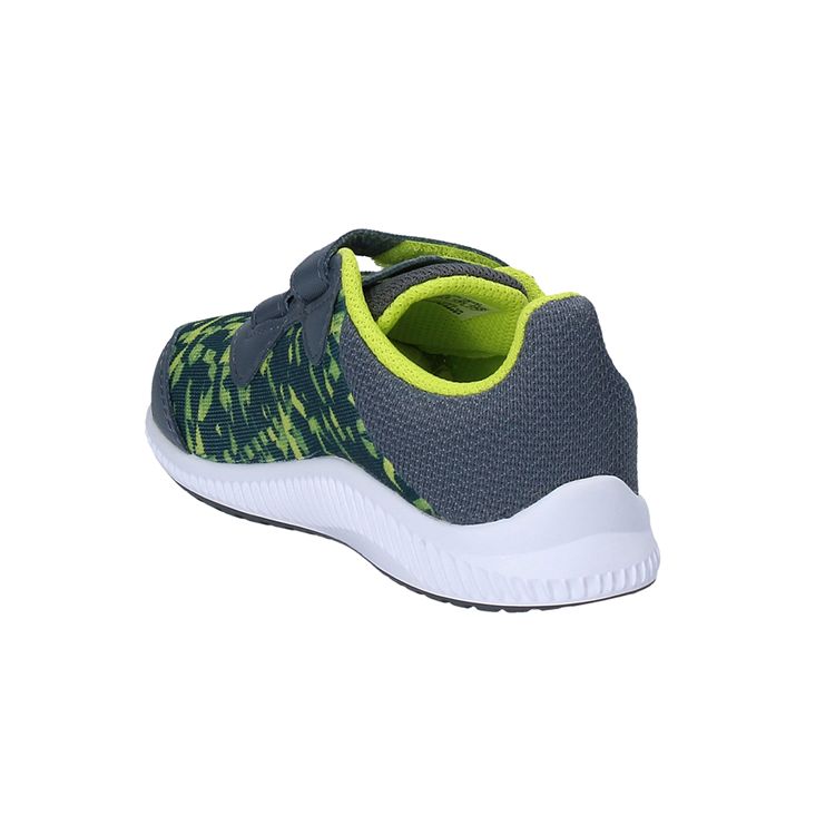 Adidas Fortarun Comfortable Durable Low-Top Walking Shoes Baby Shoes Gray Green BY8980