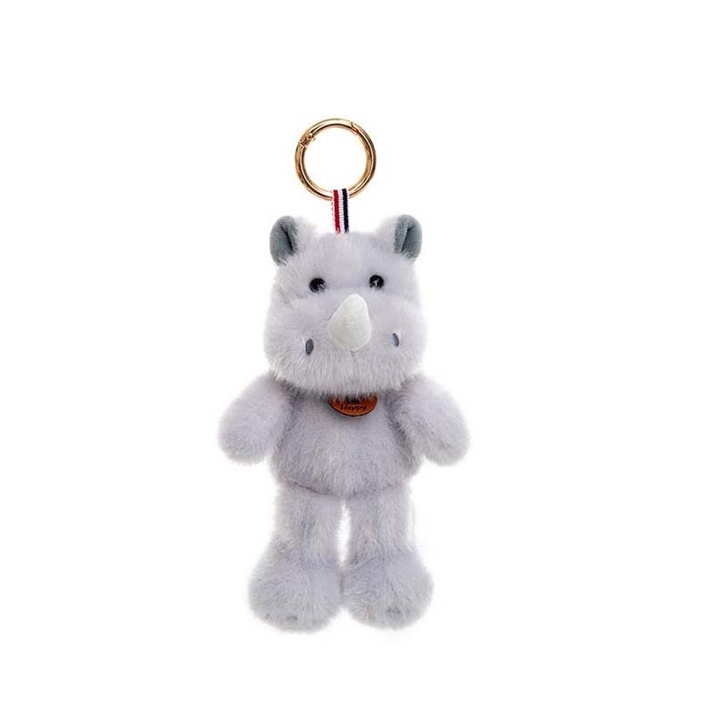 Bee Plush Animal Key Ring Polyester Monkey Key Chain Cute Cat Dog Pendant Car Key Style 6