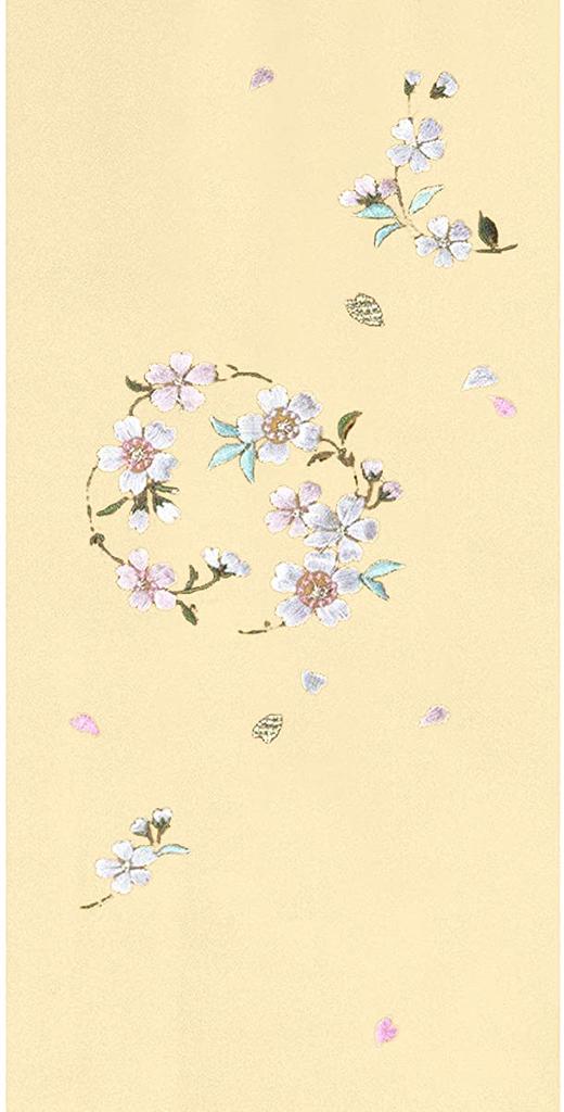 Hakama Embroidered Cherry Blossom Crown Rose Bouquet Cherry Blossom Snowstorm Ivory [KYOETSU] Women's (S, A)