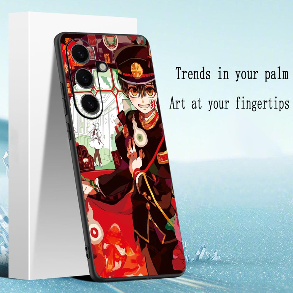 

Чехол для телефона с узором Hanako-kun (Связанный Ханако-кун) для Samsung Galaxy S25 S24 S23 S22 S21 S20 Plus Ultra Note20 Ограниченная серия Мягкий Черный Samsung S24