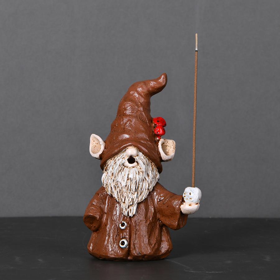 Dwarf Incense Stand for Sticks, Incense Cone Burner Ornaments, Tabletop Dwarf Decorations, Unique Dwarf Gifts
