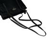 PRADA Triangular logo Tote Bag black Women used