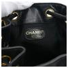 Auth CHANEL Drawstring Shoulder Bag Caviar Skin Coco Mark ch66170cc