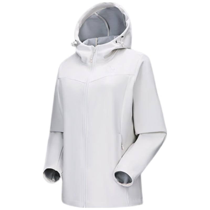 CAMEL Women's Fleece Lined Hooded Softshell Jacket