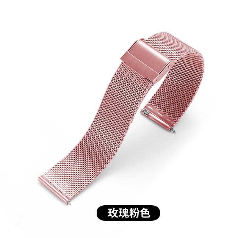 Geeignet für DW Doppelschnalle Mailänder 06 Draht Edelstahl-Geflechtband Apple S11 Samsung Huawei GT5 Armband