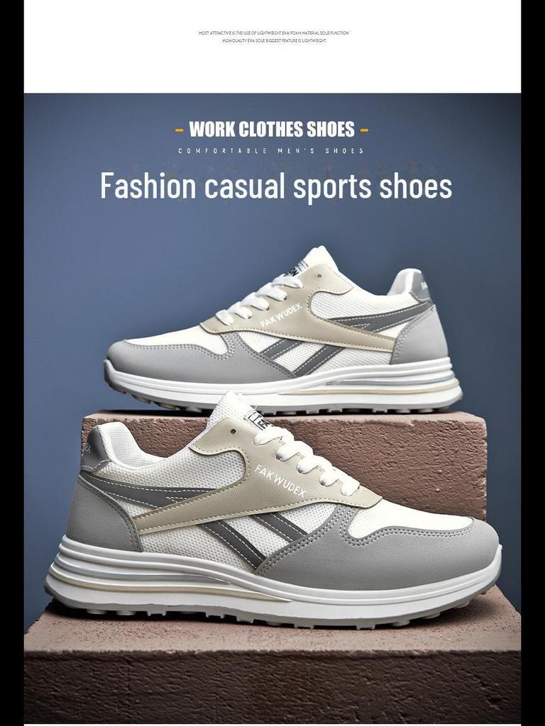 2024 Men's Spring Fashion: Versatile, Comfortable, Breathable Casual Sports Shoes for Couples