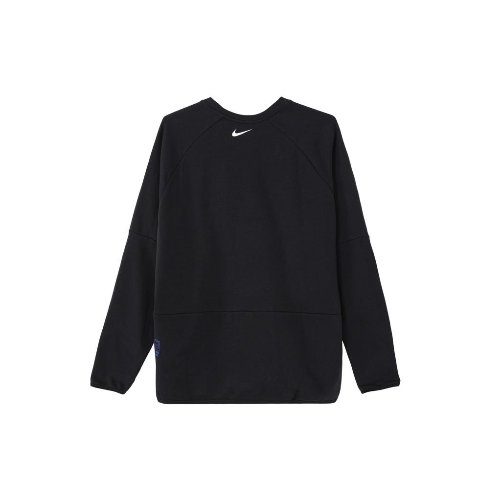 Nike Dri-FIT Letter Print Crew Neck Long Sleeve Sweatshirt Men Tops Black DX0903-010