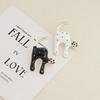 Cute cartoon dripping polka dots cat brooch fashion sweet niche temperament high-end sweater pin corsage woman