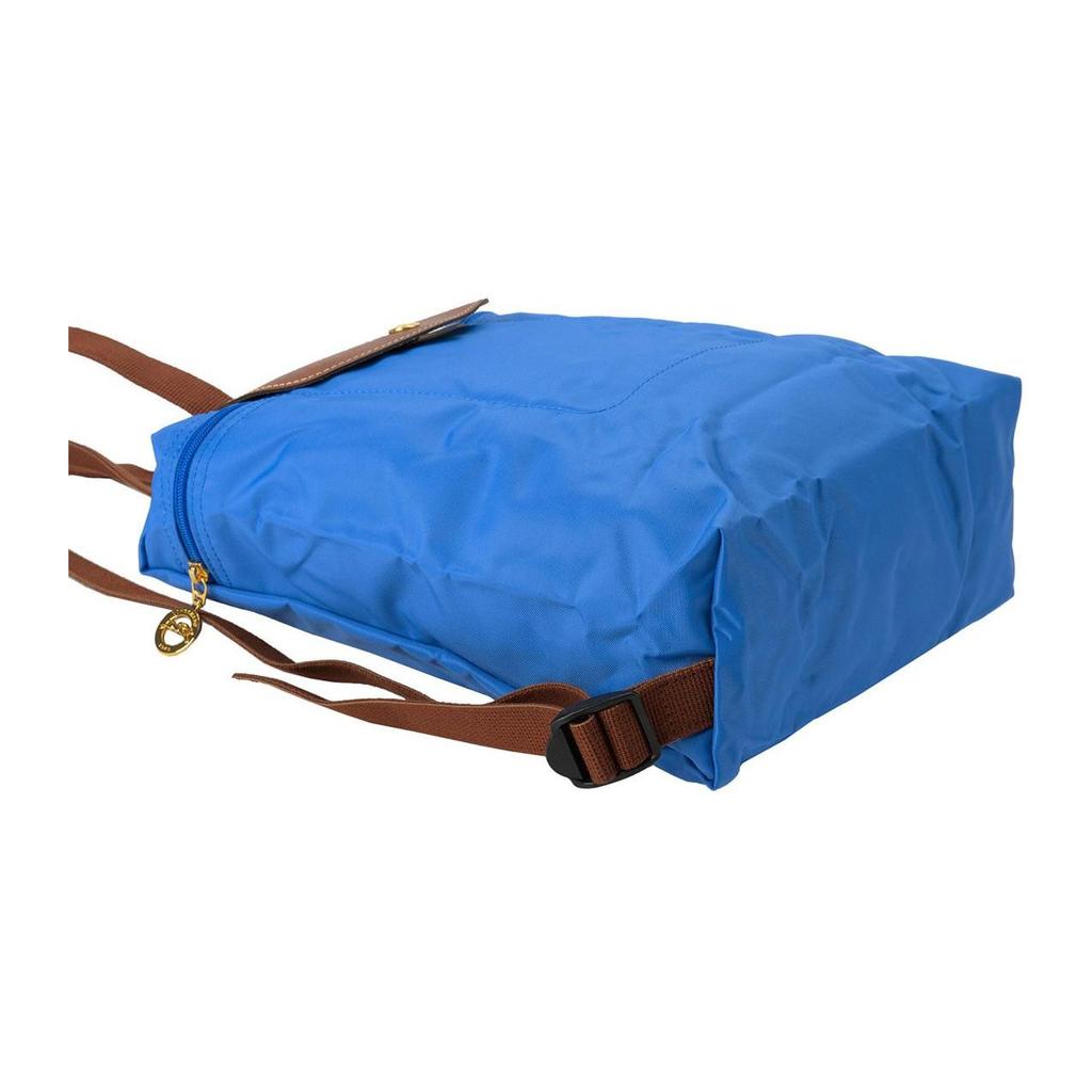 Longchamp Le Pliage Original Solid Color Logo Snap Zipper Backpack Women backpack Blue 1699089P78