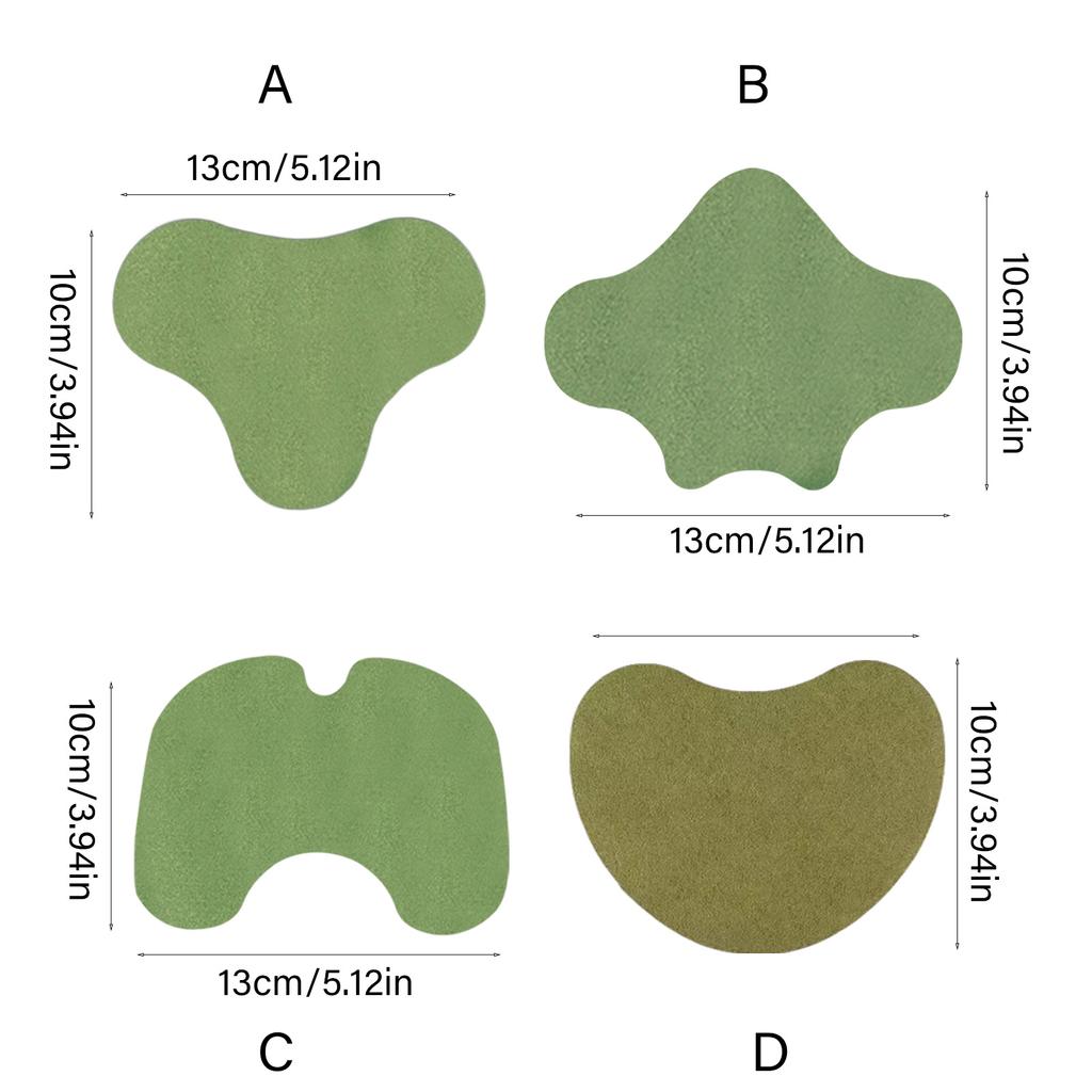 100Pcs Warming Herbal Patches Wormwood Stickers for Knee Back Neck Hand Shoulder Heat Patches Natural Mugwort Patches