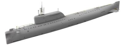 Tacom Hotel Type Nuclear Submarine 658M Project Ship Plastic Model TKO6016 1/350 No. (Submarine)