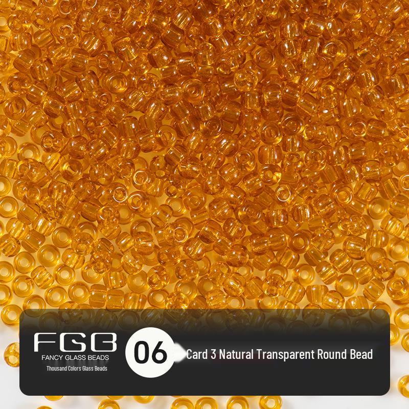 

Thousand Colors 3mm Transparent Glass Seed Beads: Non-Fading DIY Jewelry Accessories 30g (approx. 900 beads)