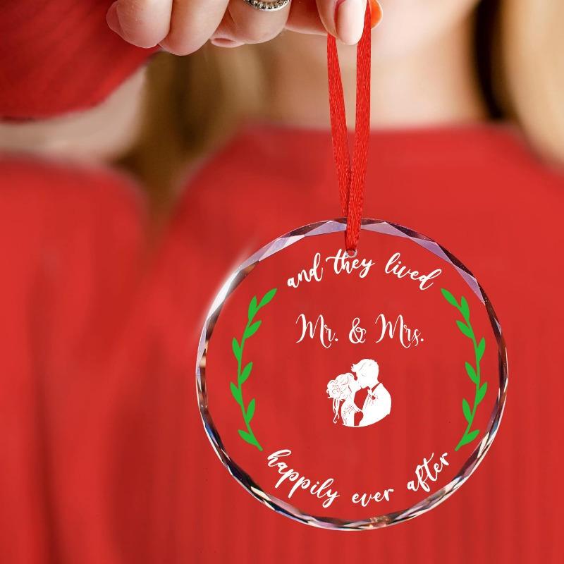 1 Stück/2 Stück Hochzeitsgeschenke für Paare Frischvermählte Glas, Verheirateter Schmuck Herr und Frau Geschenk für frisch verheiratete Paare, Brautpartygeschenke für die Braut