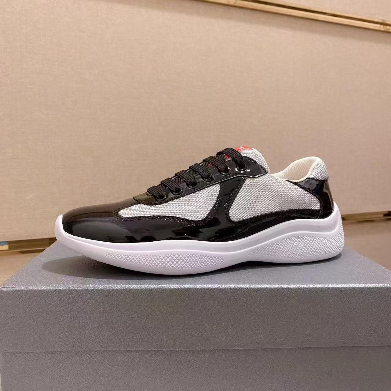 

P home black leather men s sports and leisure shoes new high-end fashion board shoes large size men s shoes 37 female