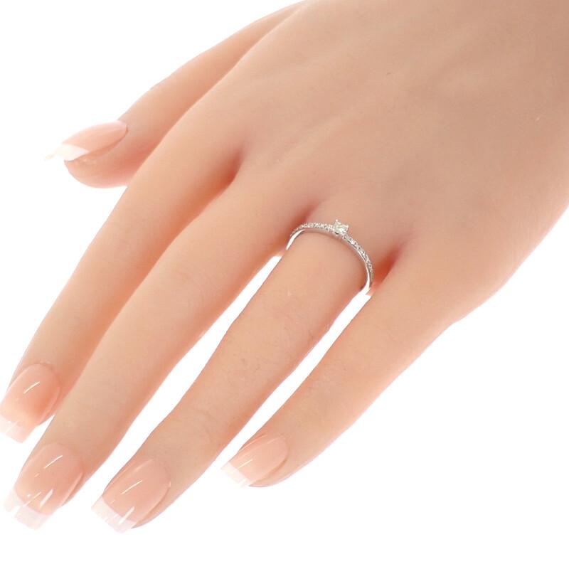 No Brand  #15(JP Size) Ring K18 White Gold Women