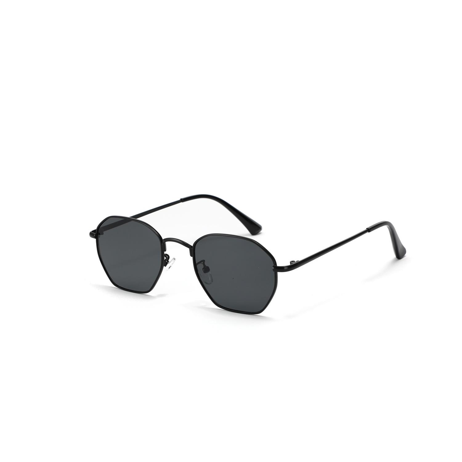 

Xunge 2023 Retro Rhombus Sunglasses - Unisex Metal Frame, Thin Design