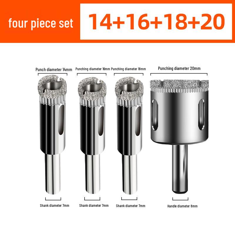6mm Multifunctional Glass & Tile Drill Bit Set for Marble
