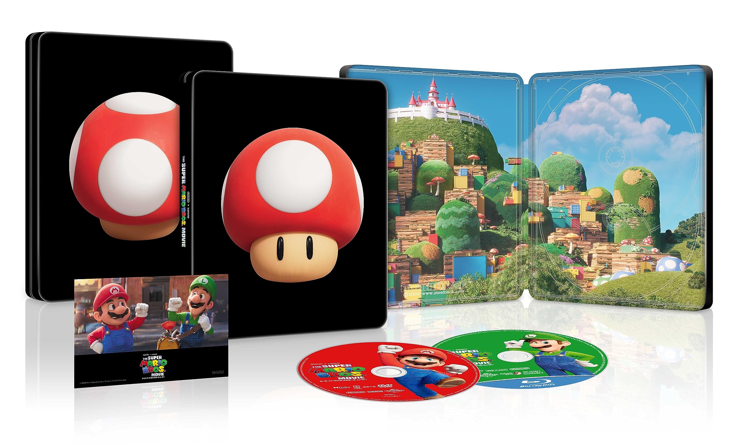 

The Super Mario Movie Steel Book Specification DVD Bros. Blu-ray + [Blu-ray]