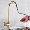 Pull Out Kitchen Faucets 360 Rotation Kitchen Mixer Tap Single Lever Mixer Tap Kitchen Sink Cold Hot Water Tap