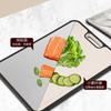 Titaniums Chopping Board With Natural Wheat Straw Surfaces Double Side Kitchen Cutting Board For Safe Food Preparation