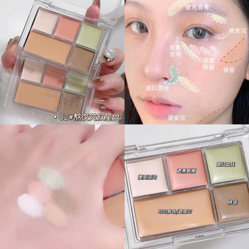 Famoty Concealer Cream For Acne Marks Dark Circles Brightening Makeup For Students