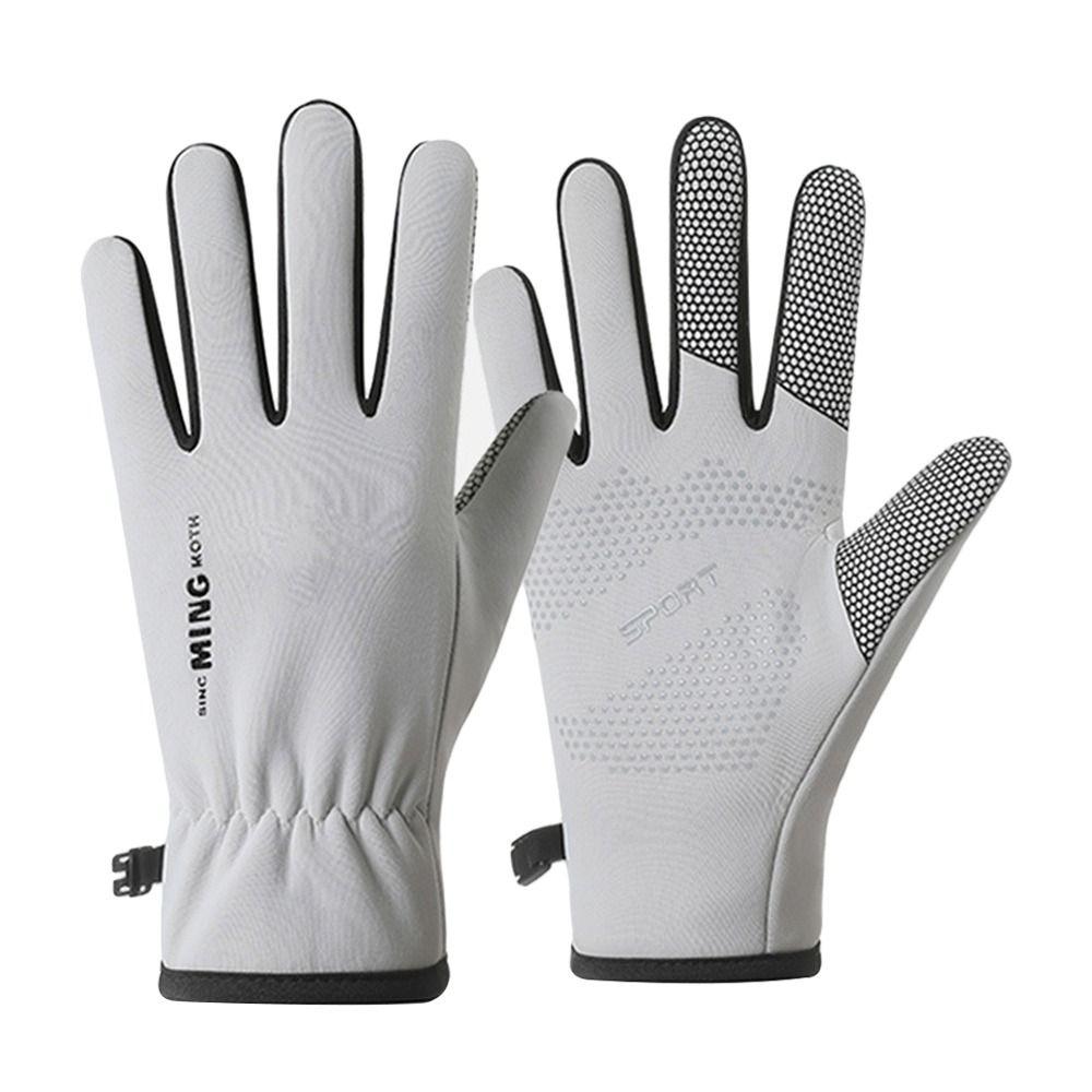 Lining Fleece Winter Gloves Nonslip Touchscreen Mitten Fashion Ski Gloves  Fishing