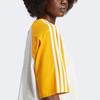 Adidas Originals Adicolor Sst Color Block Striped Short Sleeve T-Shirt Women Tops Yellow IZ2826
