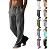 Men's Cotton Linen Trousers Men's Casual Fashionable Cotton Linen Trousers