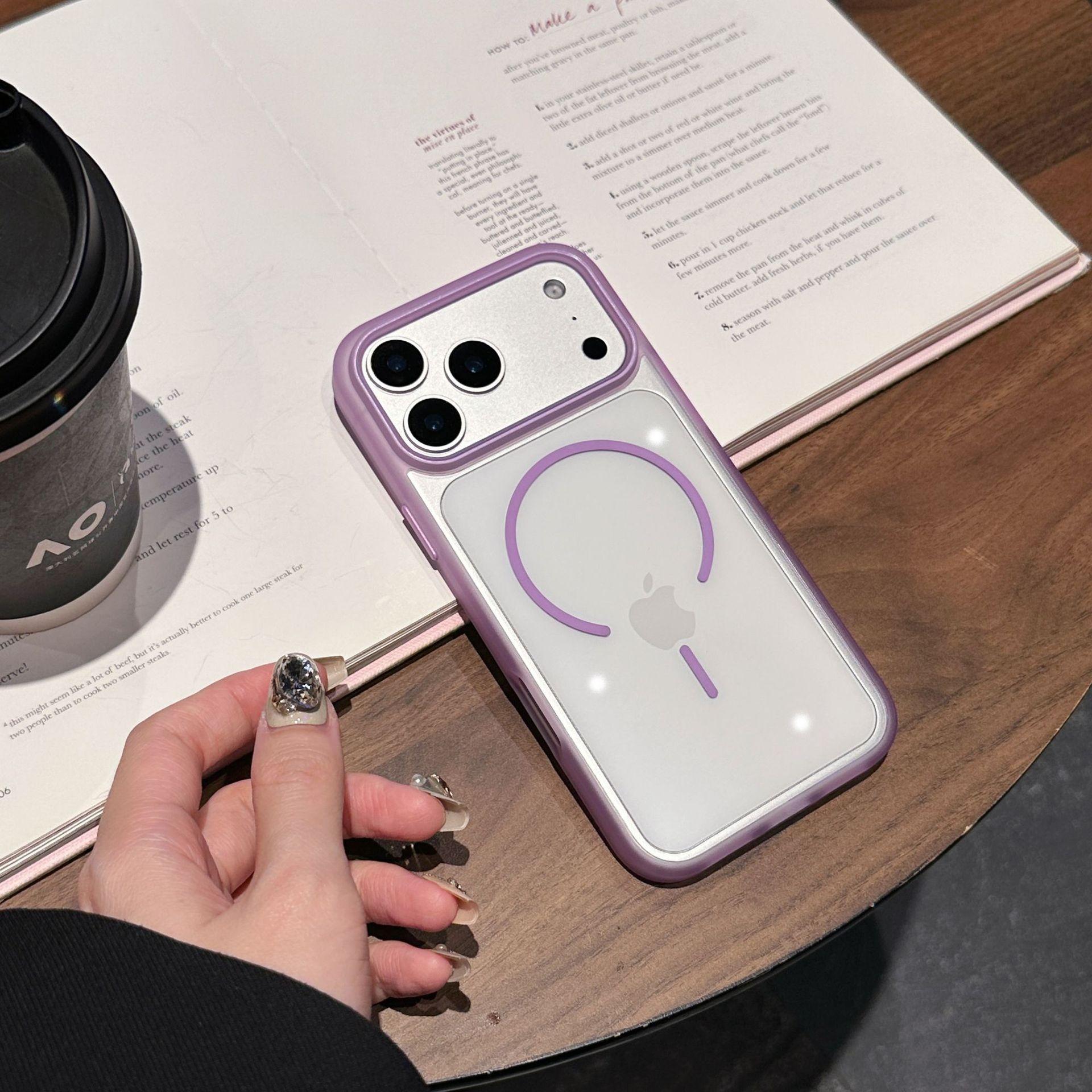 

For IPhone 17 Promax Transparent 2-in-1 Phone Case N52 Strong Magnetic Attraction for Apple 16 All Inclusive 15 For iPhone11Promax