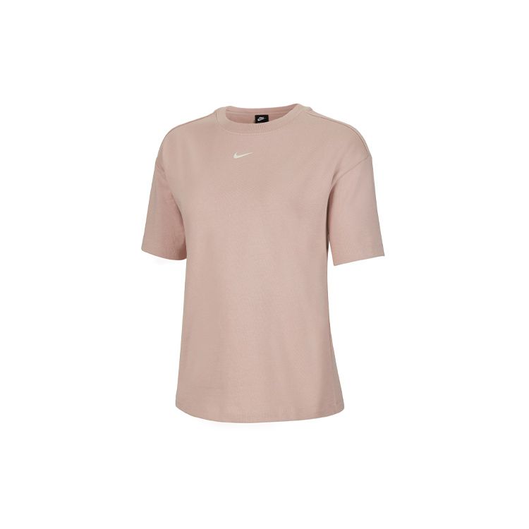 

Nike Спортивная одежда, свободный крой, круглый вырез, короткий рукав, футболка, женские топы, светло-розовый DD0501-222 S