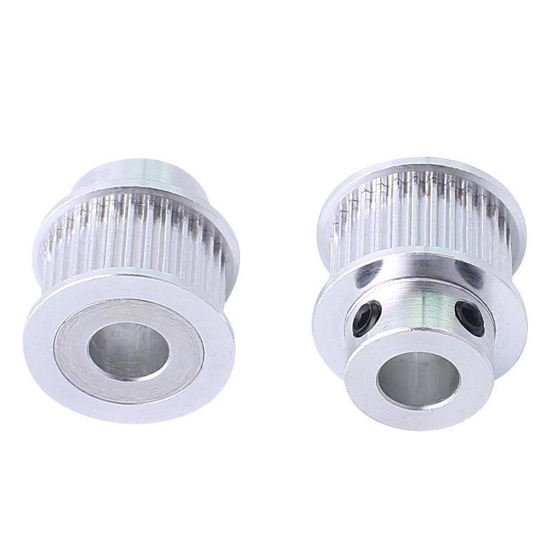 Polea de rueda síncrona para impresora 3D 2GT: Correa dentada de arco S2M de 30/36/40/60 dientes y 10 mm de ancho