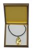 Basset Hound II - Dog Necklace In Gift Box, Gold-plated Pendant for Dog Fan, Striking Jewellery by