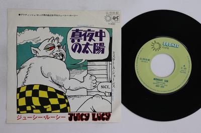 7inch Record JUICY LUCY - Midnight Sun / Mr. A. Jones LL2516BZ BRONZE 1972 Japan Rock Used