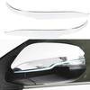 For LHD Toyota Highlander RAV4 2013-2018 ABS Chrome Side Rearview Mirror Strip Cover Door Wing Exterior Trim Adhesive Sticker