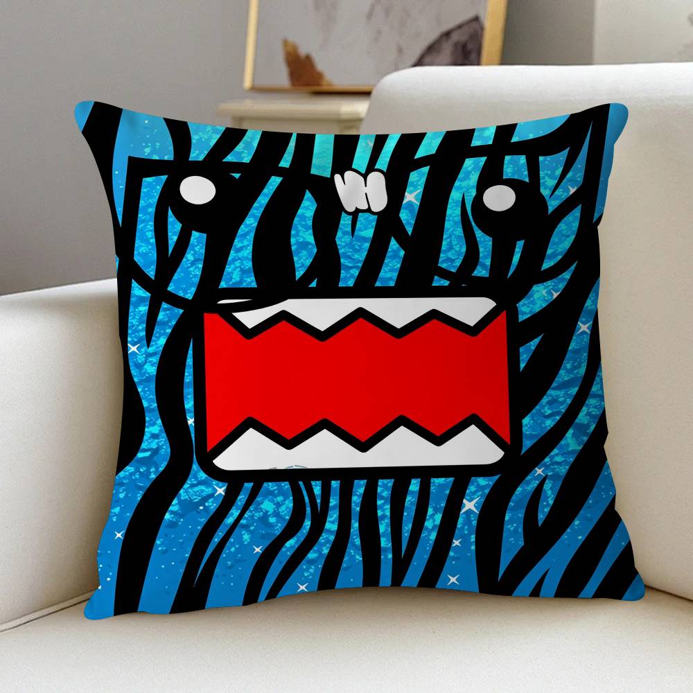 Cute Domo Kun Pillow Gift Home Office Decoration Pillow Bedroom Sofa Car Cushion CoverPillow Case