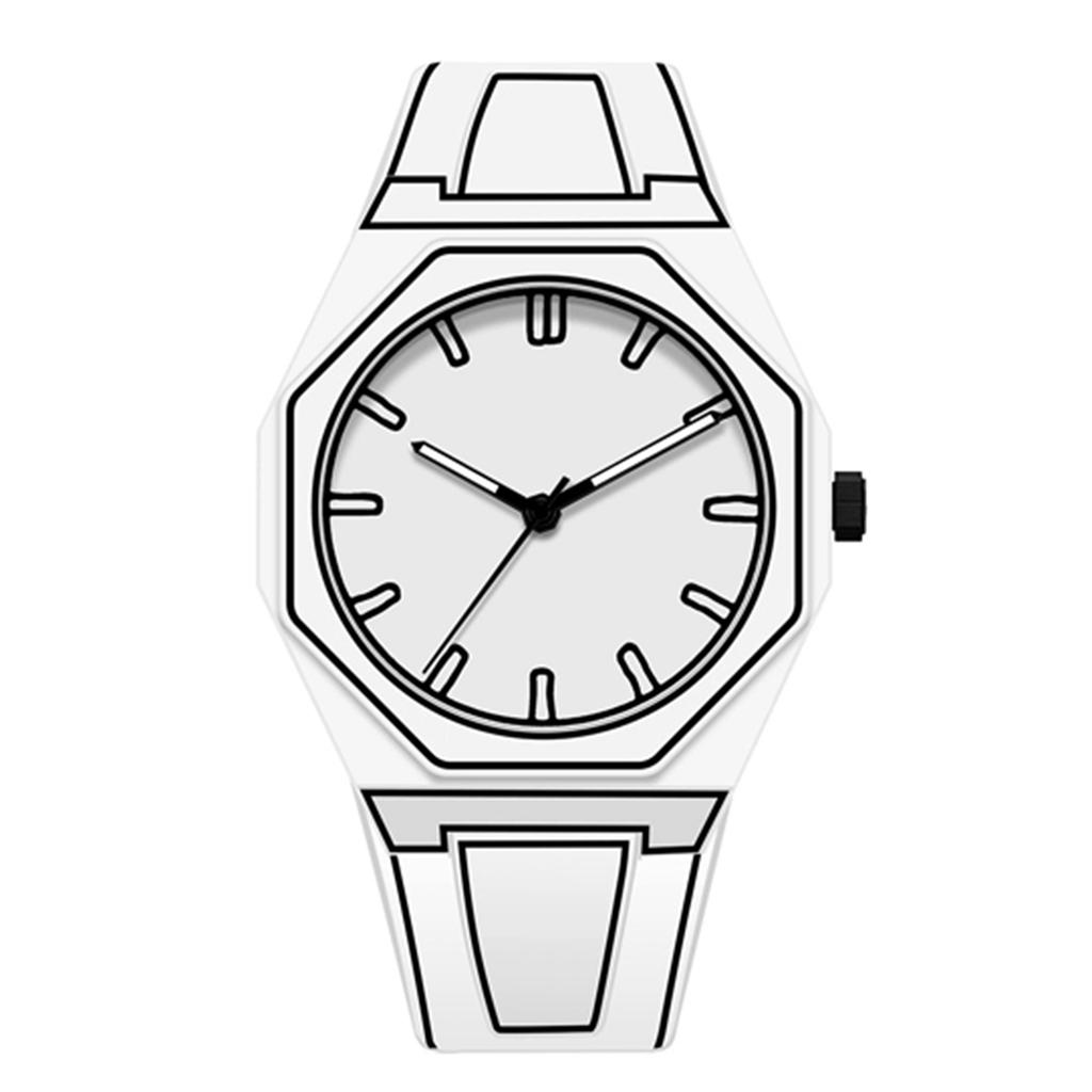 1pc Men's Quartz Watch, Made of Quartz and Silicone Material. Suitable for All Occasions. Perfect for Both Men and Women To Wear