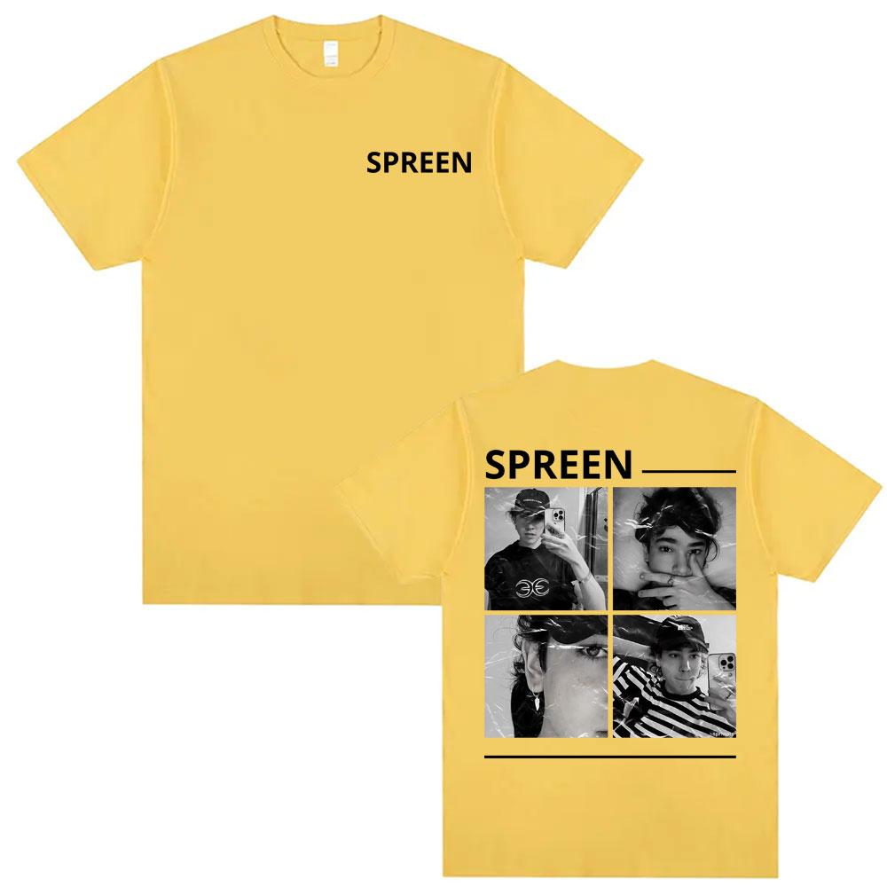 Rapper Spreen Album Graphic Merch Tshirts Mens Women Fashion Vintage Short Sleeve Summer Casual 100 Cotton Oversized Tshirt