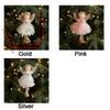 Fabric Xmas Tree Angel Pendant Tulle Skirt Christmas Tree Decor  Home Decor