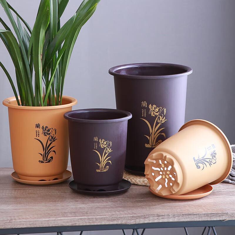 Resin Imitation Ceramic Flower Pot
