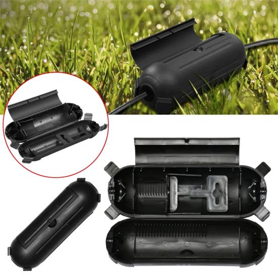 

Waterproof Terminal Box Outdoor Extension Cord Cover Durable Construction Universal Weather-proof Electrical Connection Box зелений