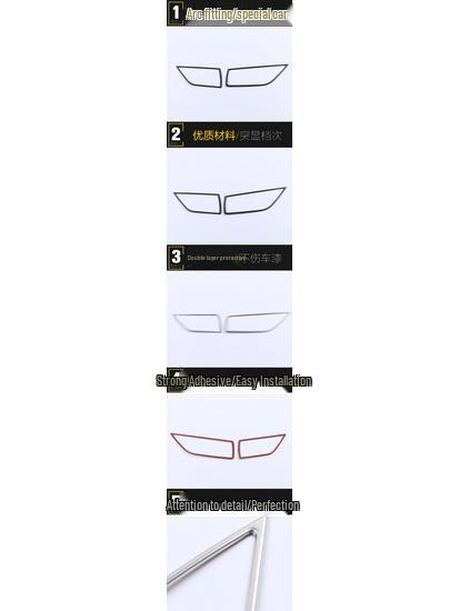 2020 CT4 Front Air Vent Trim Frame & Center Console Vent Sticker Set