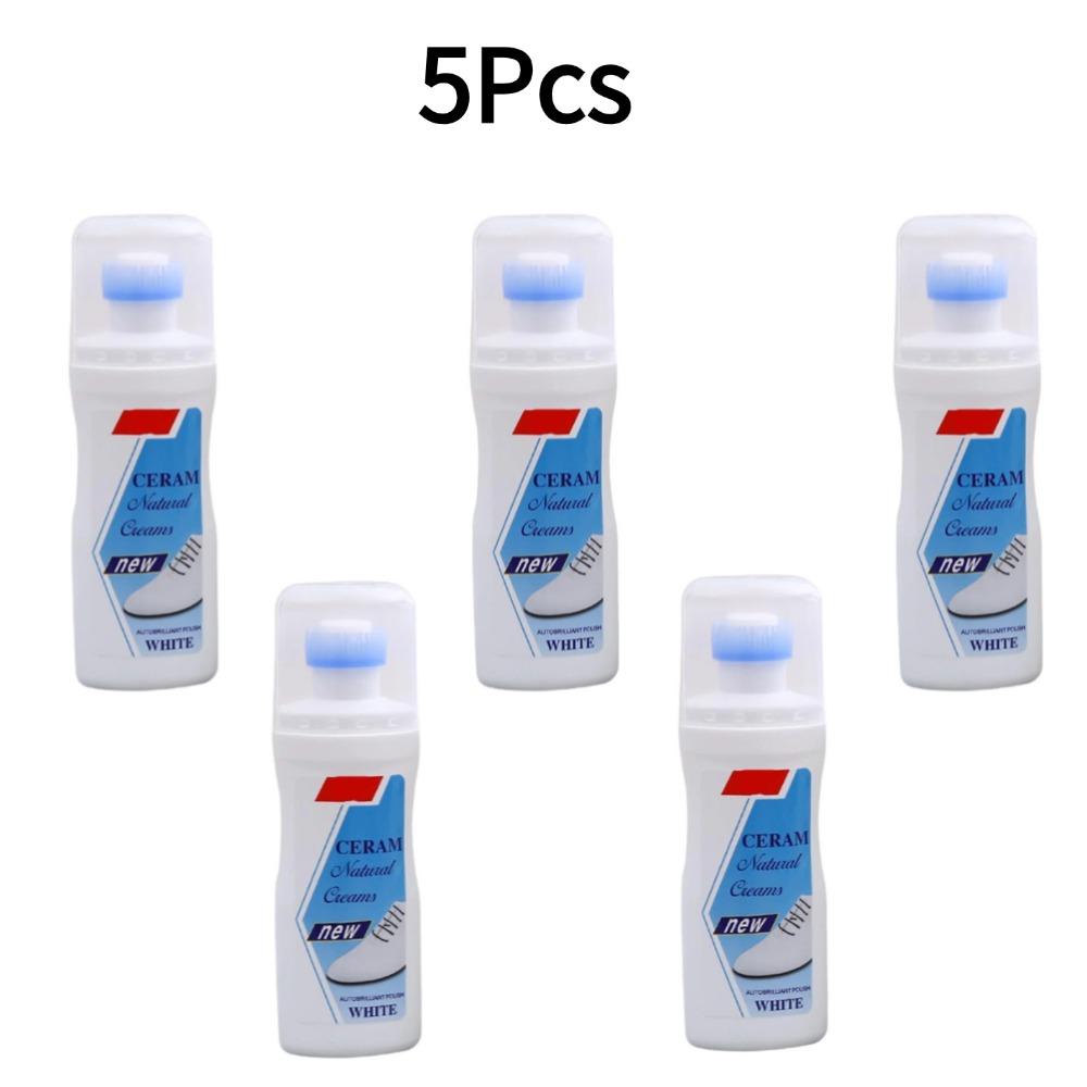 

5 шт. Белый очиститель для обуви, полироль, инструмент для чистки для повседневной кожаной обуви, кроссовок, обувных щеток, губок, принадлежностей, волшебный, обновленный 5pcs