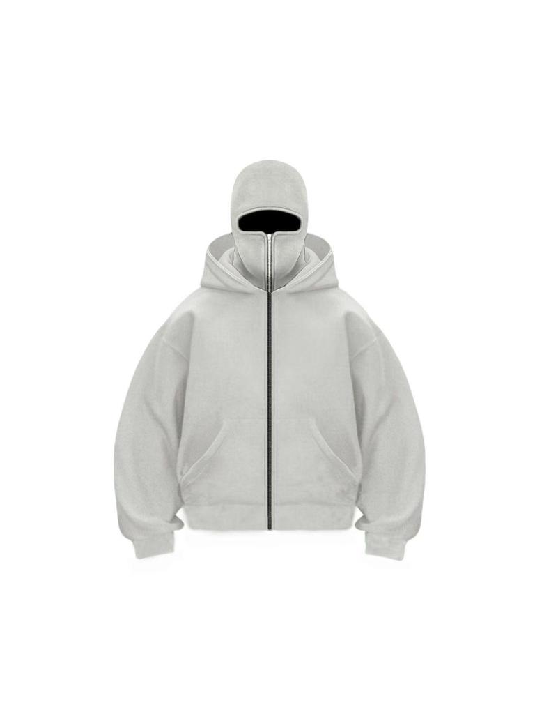 Spring & Autumn Double-Layer Hooded Zipper Sweatshirt: Unique Street Style for Couples