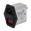 IEC Socket Power Filter Featuring Light Safety Switch For CW1B-T And CW1C-T Series 1A 6A 11A Applications