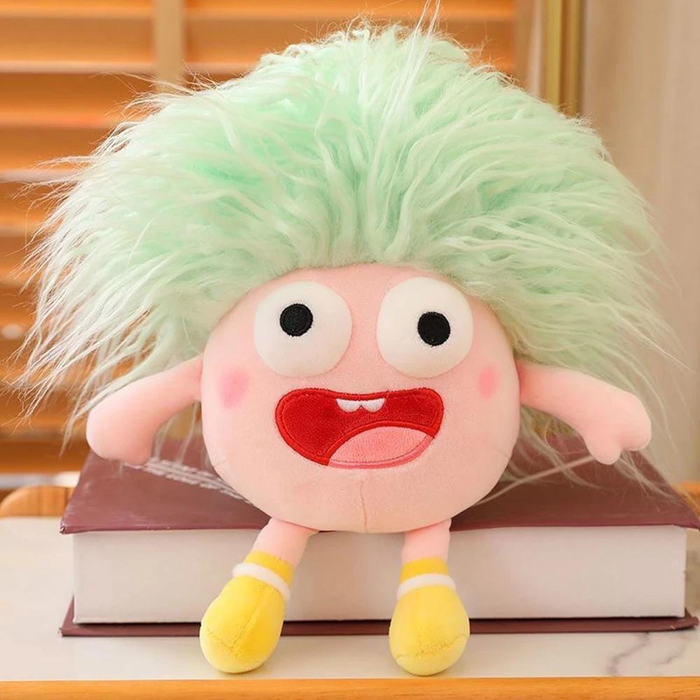 25cm Net Red Dopamin Augenrauschend Verrückt Baby Hässlich Süß Plüschpuppe Cartoon Lustige Puppe Plüschtier Lustige Persönlichkeit Geschenk Jungen Mädchen