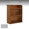 12compartment Wooden Desktop Storage Cabinet, Japanese Retro Multifunctional Organizer