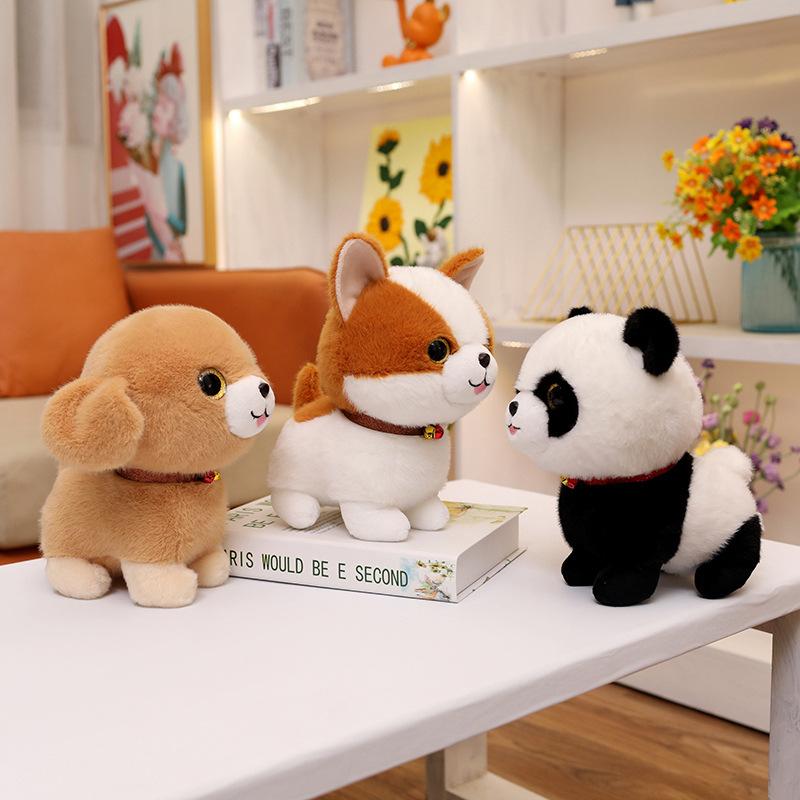 Cute Dog Plush Toy Standing Panda Puppy Bunny Kitten Doll Wedding Sprinkler Scratcher Doll