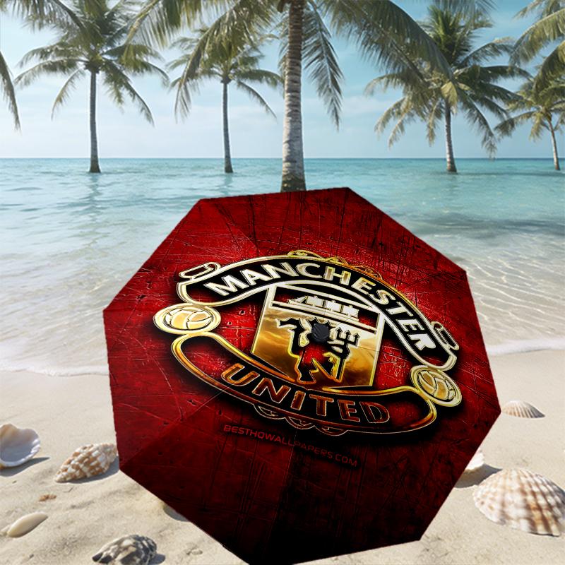 Football United F.C Print Umbrella Automatic Opening/ Closing - Portable Foldable Design - Daily use for Travel/Outdoor - Gift for Birthday