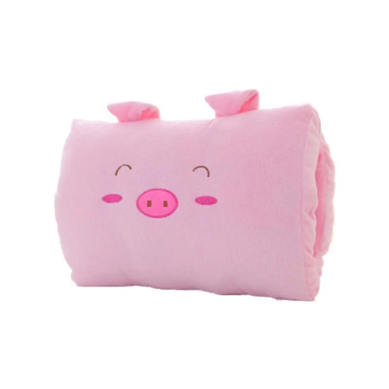Pink Bear Children's Plush Pillows Hand Warmers Gloves Adults Cartoon Nap Pillows Cushions Creative Hand Warmers Plush Gift