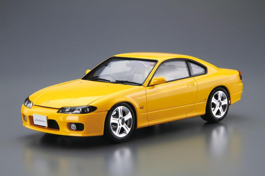 Aoshima Bunka Kyozai (AOSHIMA) The Model Car No. 99 1/24 Nissan S15 Silvia Spec.R '99 Plastic Pre-Colored Plastic Model